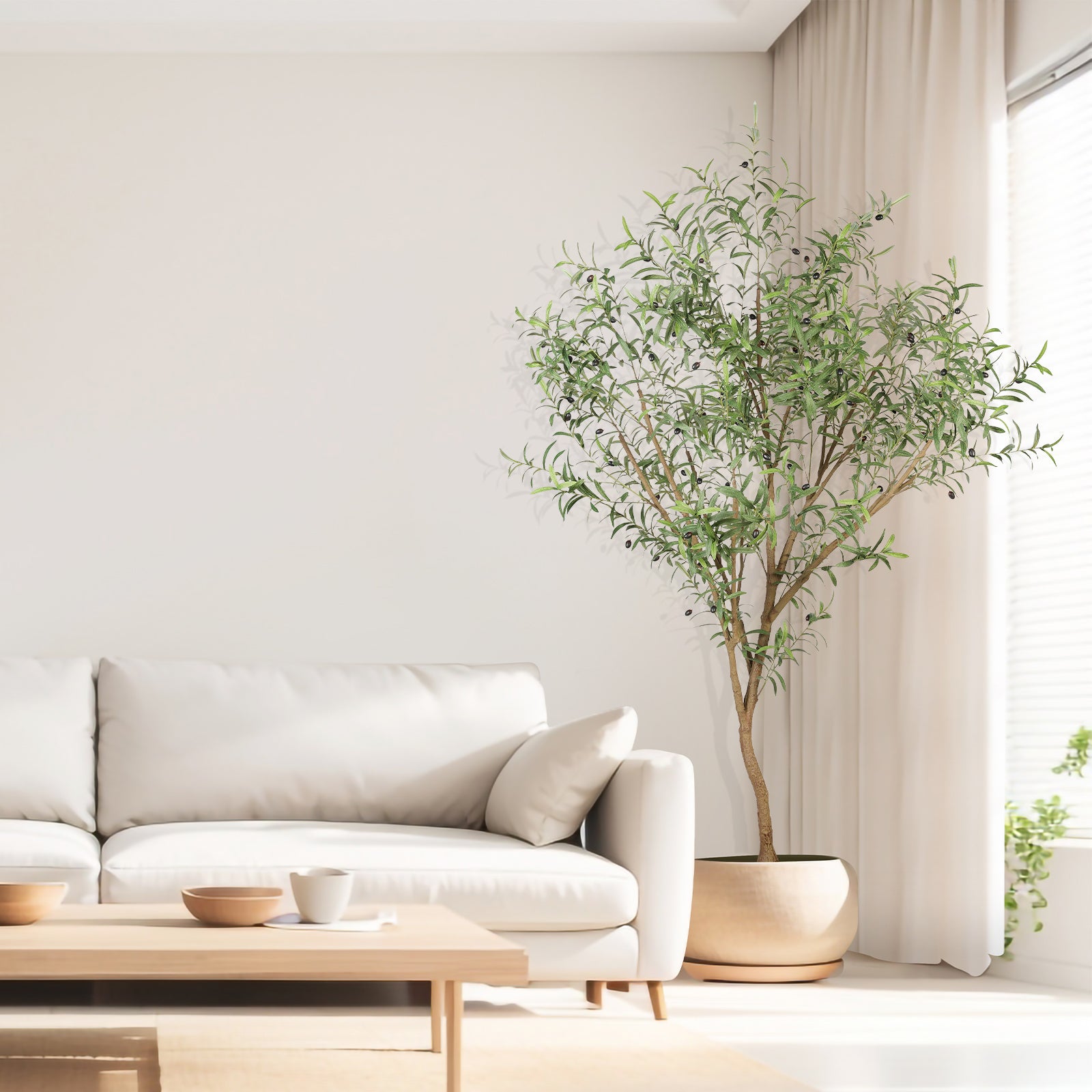 Realead 7’ Large Olive Tree