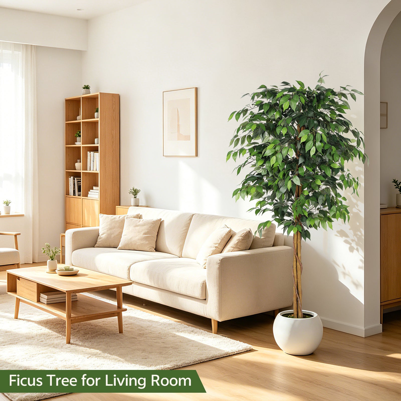 6’ Artificial Ficus Tree