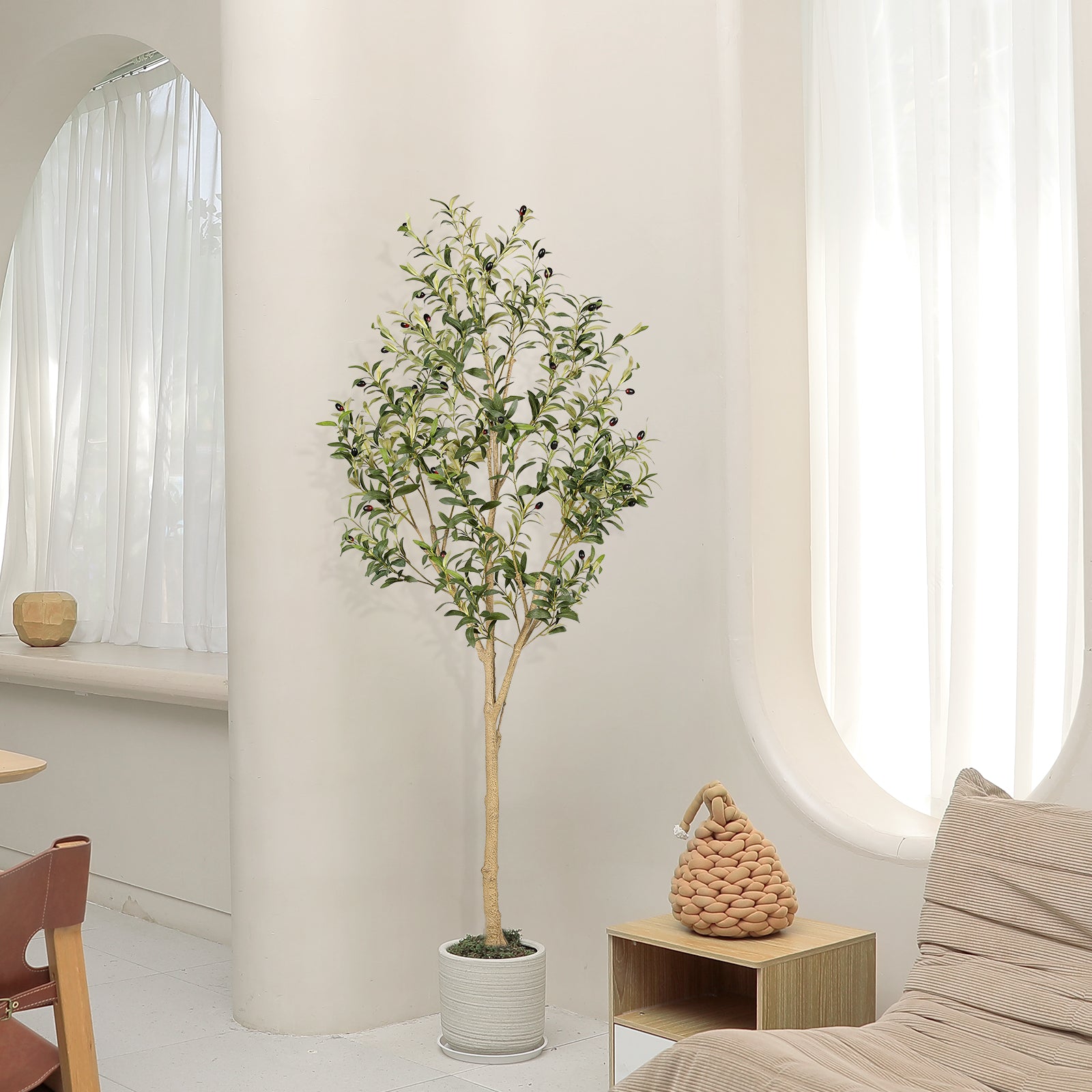 6’ Faux Olive Tree