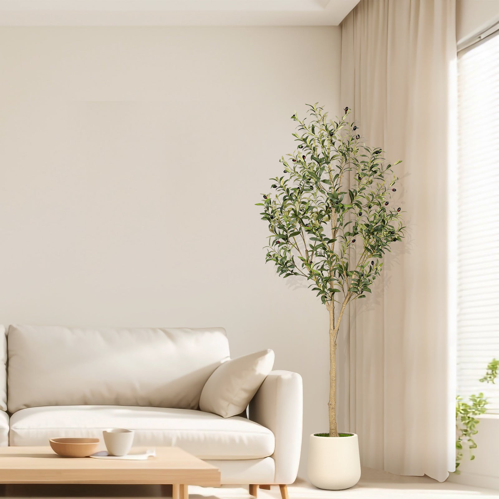 6’ Faux Olive Tree