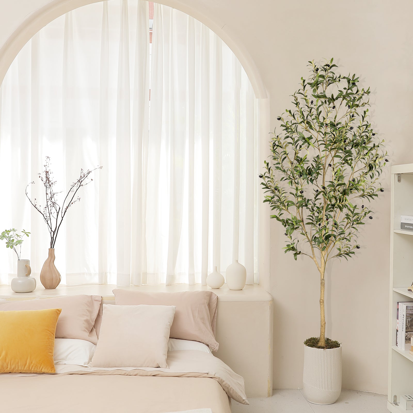 7’ Faux Olive Tree