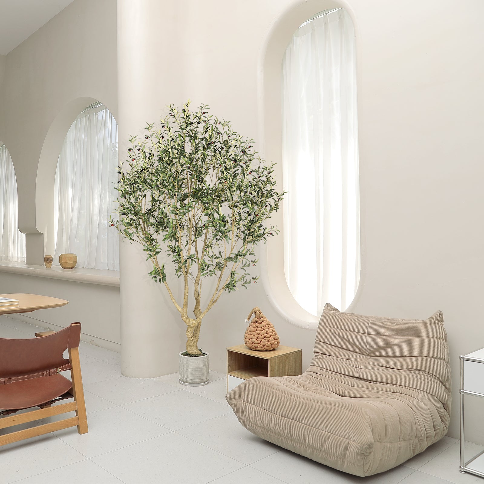 realead 7ft lush olive tree