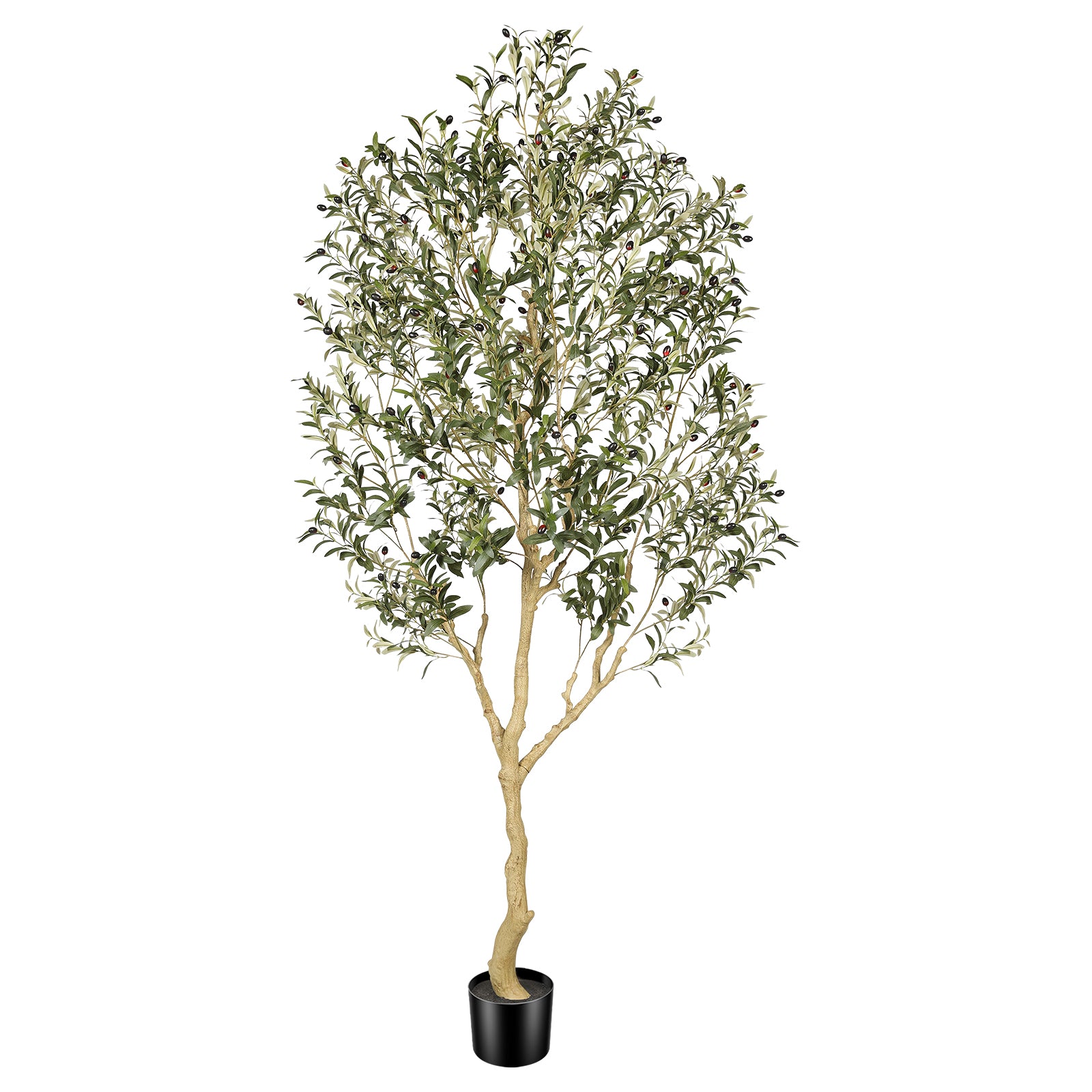 Realead 8’ Large Olive Tree Branches